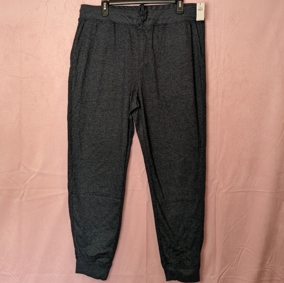Old Navy Heather Blue Lightweight Jersey Knit Joggers with Pockets size Large - Picture 1 of 8